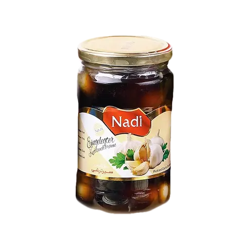 Eingelegte Knoblauch Braun Nadi 680