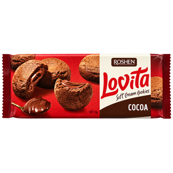 Lovita Roshen Soft Creme Kekse 127g